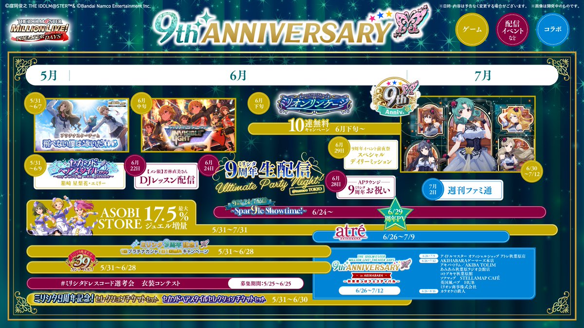 ミリオンライブ! シアターデイズ【公式】 tweet media