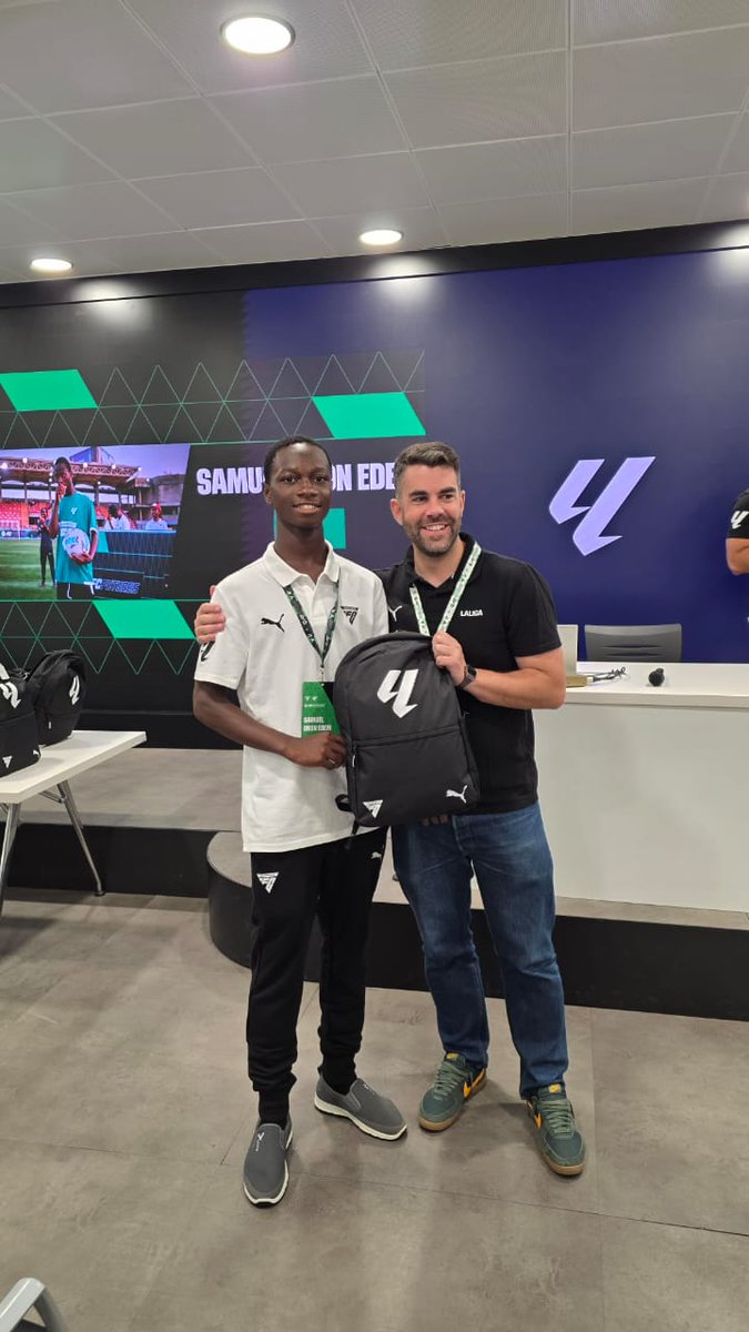 SEAMORIOW's tweet photo. ⚽ Pride of Seamoriow FA: Oloko & Okon Represent Nigeria in Spain 🇪🇸🇳🇬

Our boys are currently in Spain representing Nigeria at the prestigious LaLiga Futures Tournament, competing against some of the finest young talents from around the world. 

Both players continue to embody the quality, discipline, and development philosophy of Seamoriow FA as they gain valuable international experience through the Nigeria Nationwide League One x LaLiga partnership.

We are proud to see them take this important step in their football journey on the global stage. ⚽

Also representing Nigeria at the tournament:
 🇳🇬 Idris Noah Olalekan  (Mavlon FC)
🇳🇬 Sanni Aishat Kehinde  (DreamStars FC)
🇳🇬 Sofiat Omolara Rasaq  (DreamStars FC)
🇳🇬 Igbegbu Amaka (CAT Ladies FC)

We wish all the Nigerian representatives a successful and memorable tournament in Spain. 🇳🇬✨

#SeamoriowFA #LaLigaFutures #FutureStars #NigerianFootball #GrassrootsDevelopment
