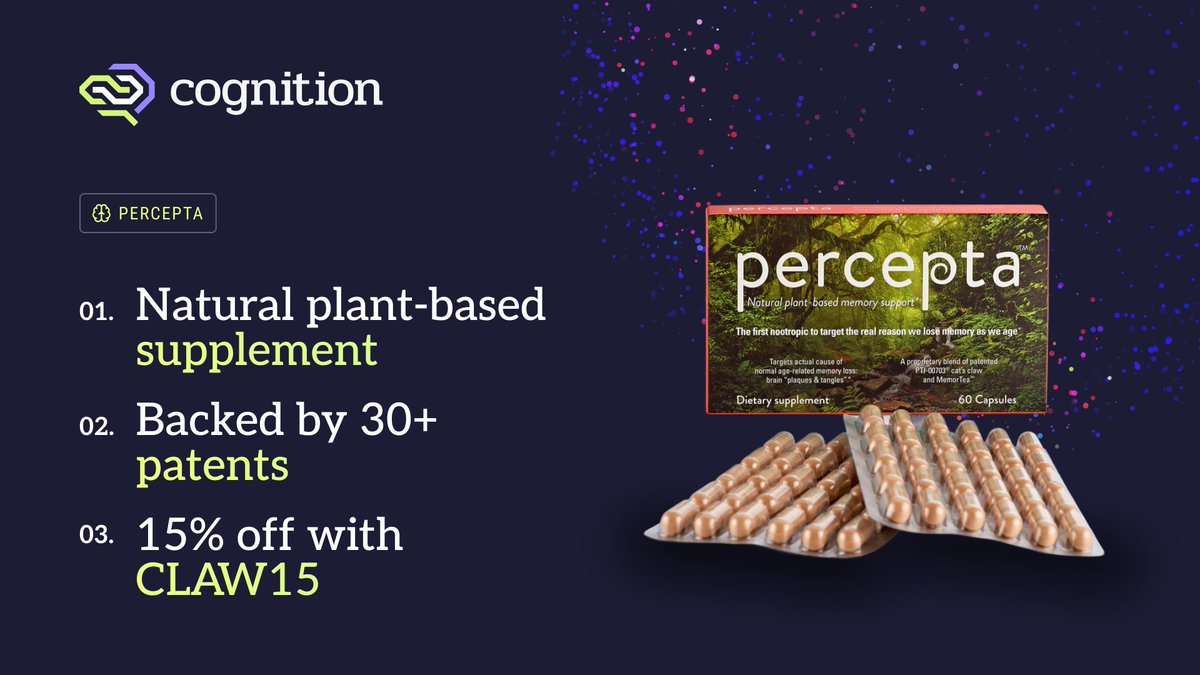 Cerebrum_DAO's tweet photo. Percepta is our flagship product at the Cognition store, but we're working on some new, exciting additions very soon.

Try Percepta for the first time and get 15% off with code CLAW15.

https://t.co/kh2PFDfHUj https://t.co/fGBYDy9XKP