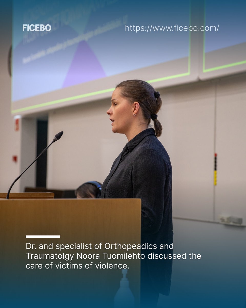 ficebo's tweet photo. The Studia Medicina event on May 20 focused on domestic violence. Patroned by Mrs. Suzanne Innes-Stubb, the event featured host Dr. and Adjunct Professor Johanna Uittamo, who discussed research surrounding violence among healthcare patients. https://t.co/jIYclr98Uc