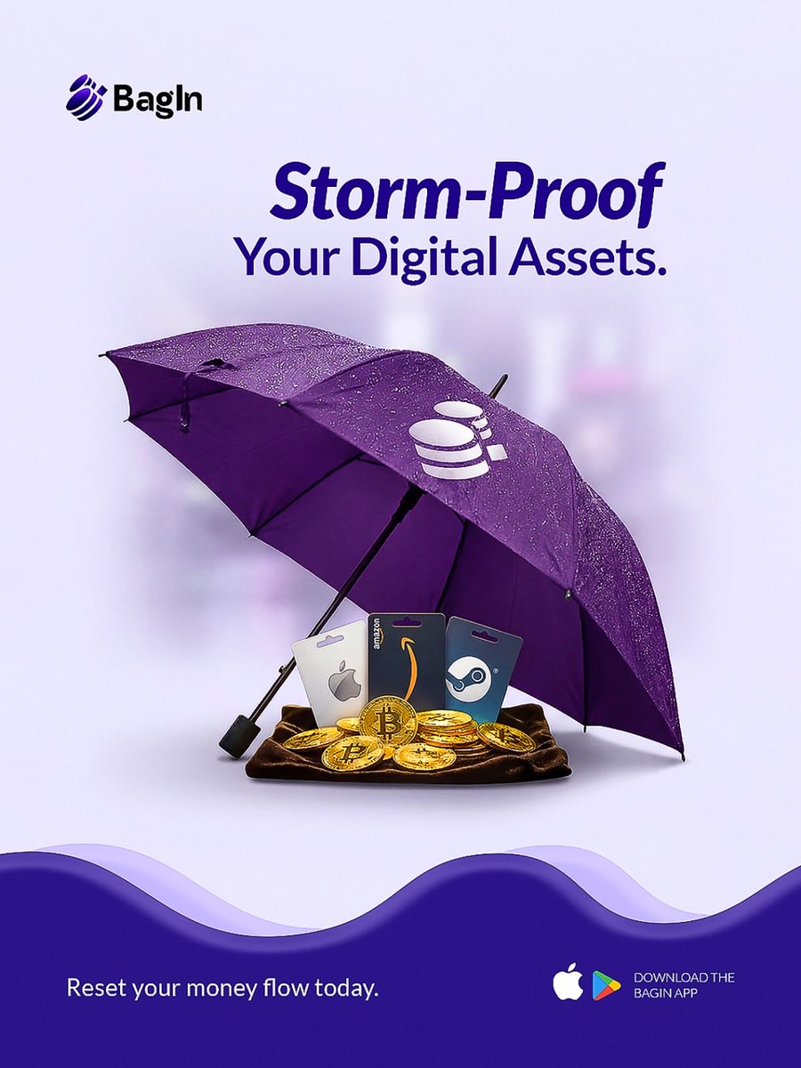 BagInltd's tweet photo. Trade smart. Earn fast. 💜
#BaginApp #CryptoTrading
#GiftCardExchange
#SmartMoney
#FintechLifestyle https://t.co/FarhMtJI98