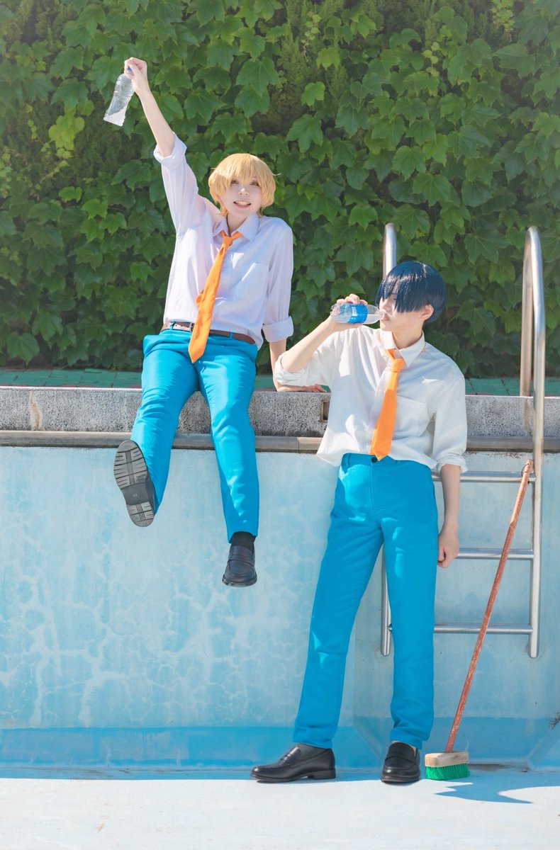 petanyukirin's tweet photo. 忘却バッテリー　コスプレ
要圭

はやくやめて吉祥寺行こう〜！

清峰葉流火　Galacoさん
📸コシヒカルさん https://t.co/biOhtBwyJn