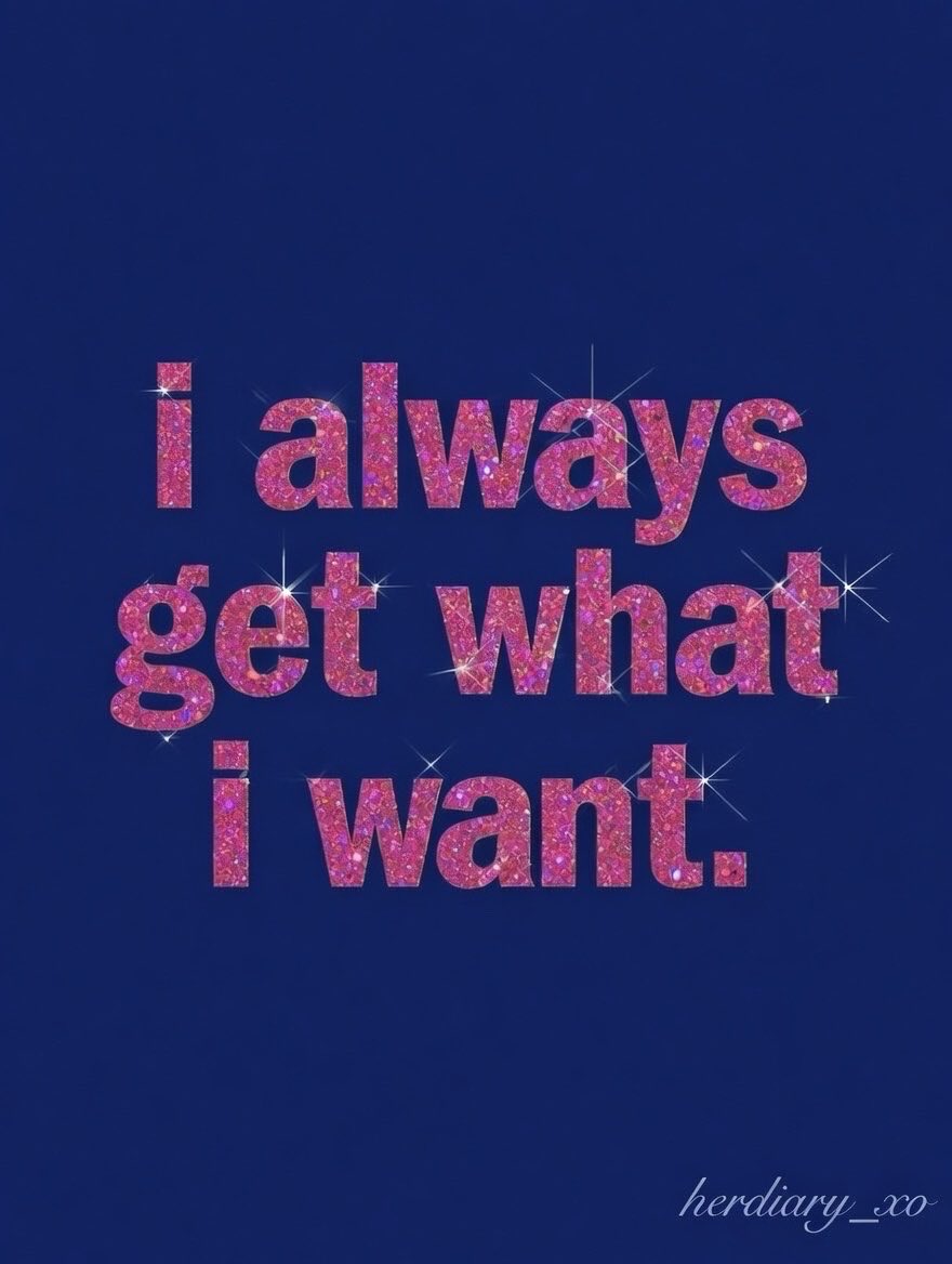 herdiary_xo's tweet photo. i always get what i want. 💎

The energy is loud and the universe is listening.
 
What’s one thing you’re currently calling in / manifesting? 👀 https://t.co/JUaGAHsa6s