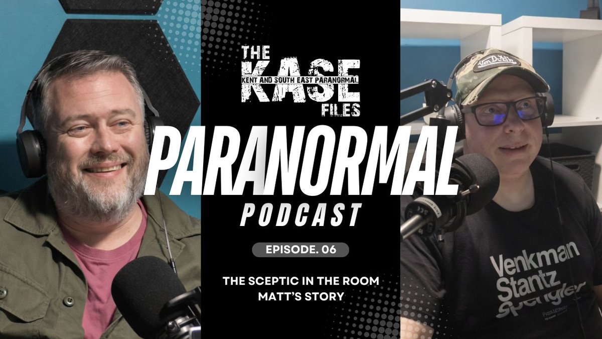 kaseparanormal's tweet photo. ๐จ New episode of The KASE Files drops TOMORROW!
Matt joins Crabby for the first time to discuss paranormal experiences, scepticism, science, and private investigations.
๐ง 5am on audio platforms
๐บ 10am on YouTube
Subscribe:
https://t.co/HA9bmnzJAY
#TheKASEFiles #Paranormal https://t.co/4ChYi2gL5P