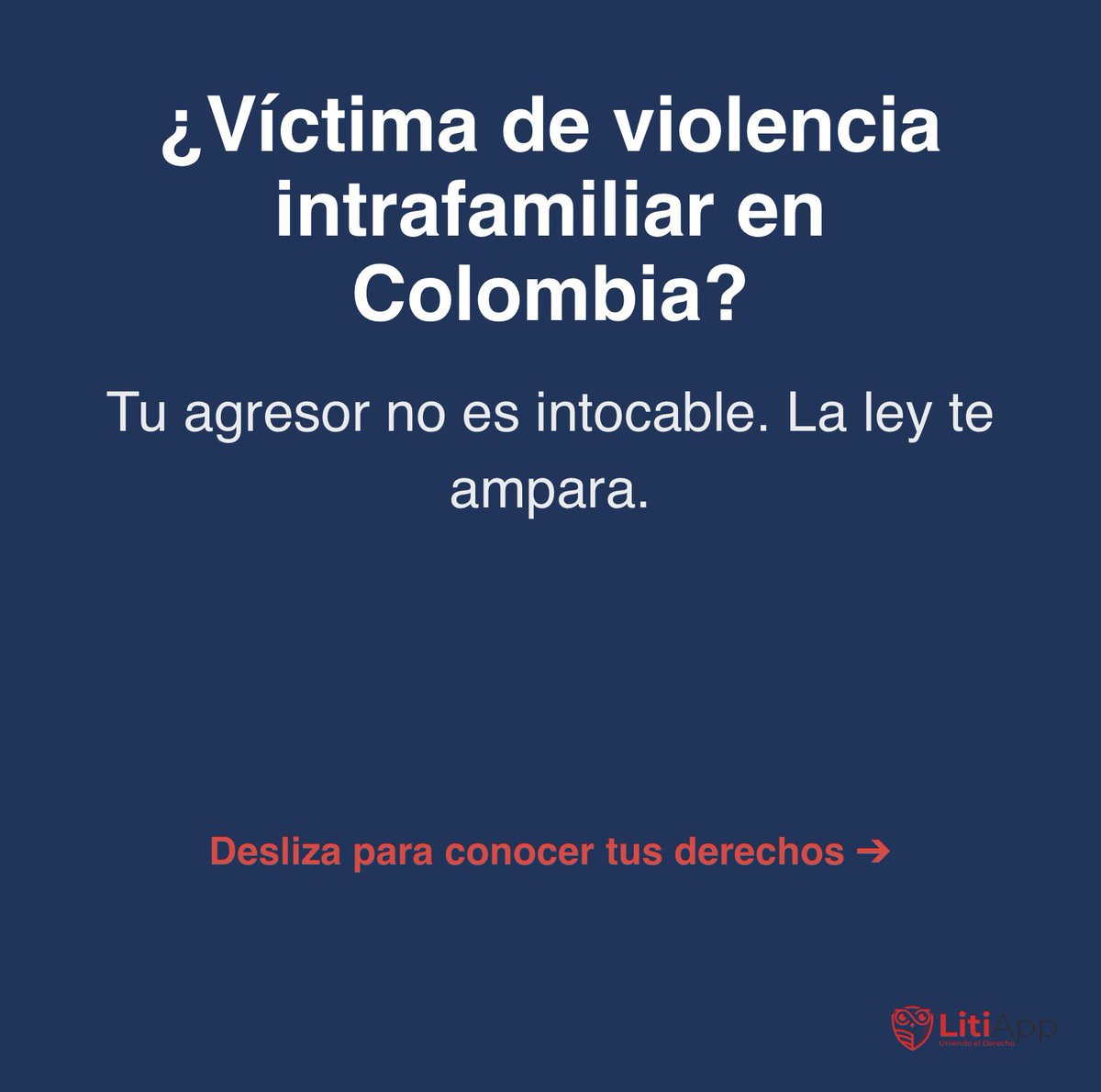 litiapp's tweet photo. Si la casa es mía, te largas". 🛑 Esta es la mentira más común que usan los agresores para infundir miedo y control económico en Colombia.
Si sufres violencia intrafamiliar, tu derecho a la vida prima sobre cualquier escritura pública. Te explico tus derechos. 👇🧵 https://t.co/ntHWTzxs2F