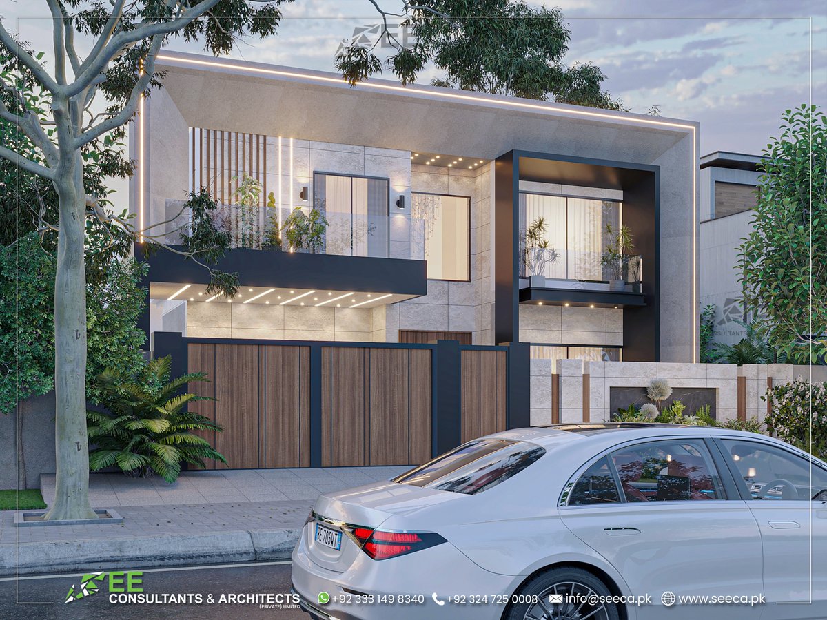 seeca_pk's tweet photo. A modern 18 Marla House Architecture Design for Mr. Usman at NESPAK Society, Lahore.
Designed by SEE Consultants &amp; Architects with a refined façade, elegant lighting, premium finishes, and contemporary residential planning.
📞 +92 333 149 8340
📞 +92 324 725 0008
📧 info@seeca.pk https://t.co/tZB3RUeO4x