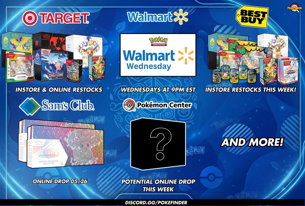PokeFinder - Pokemon TCG Drops, Deals & News! tweet media