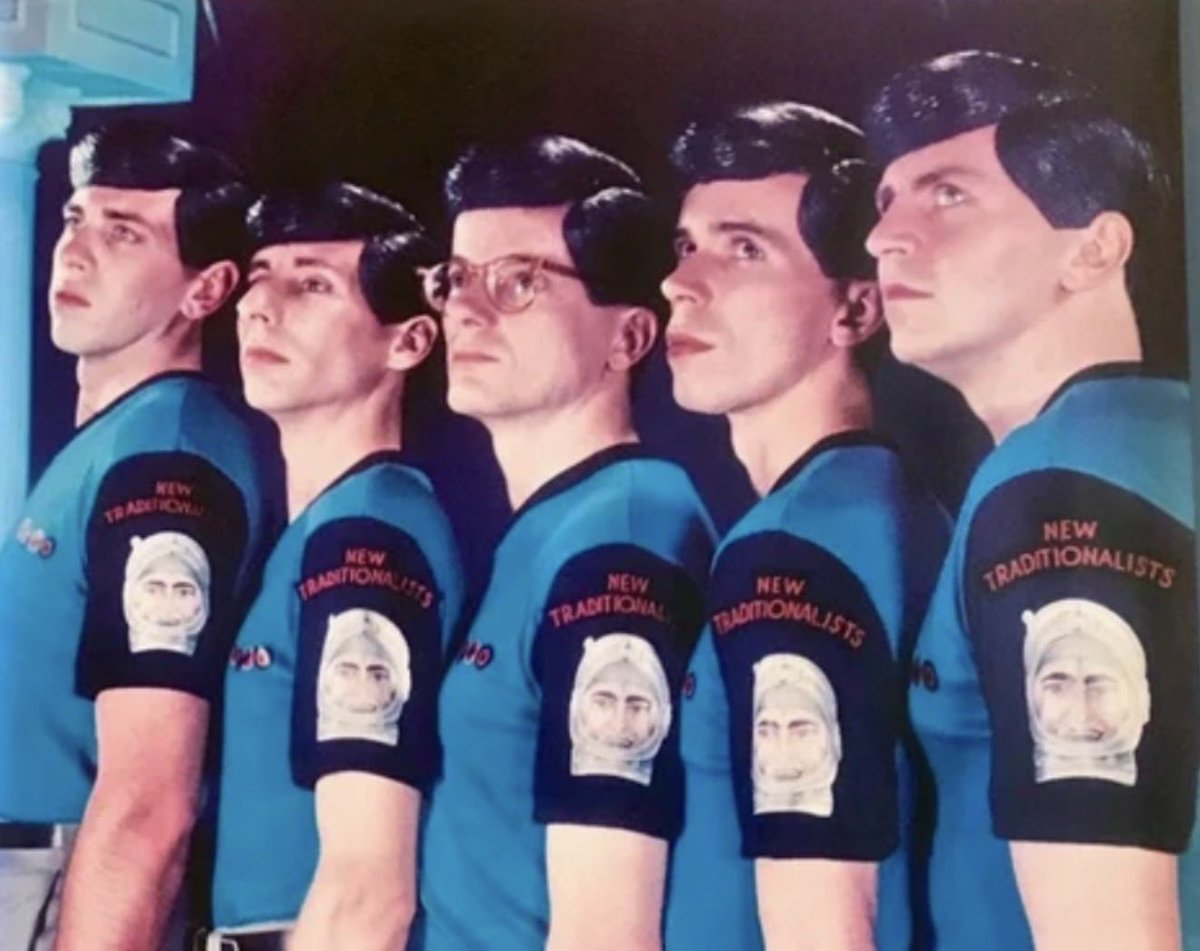ballsoflaser's tweet photo. @HumansNoContext Follow-up should be plastic pompadours à la Devo https://t.co/cT0P5qGCrQ