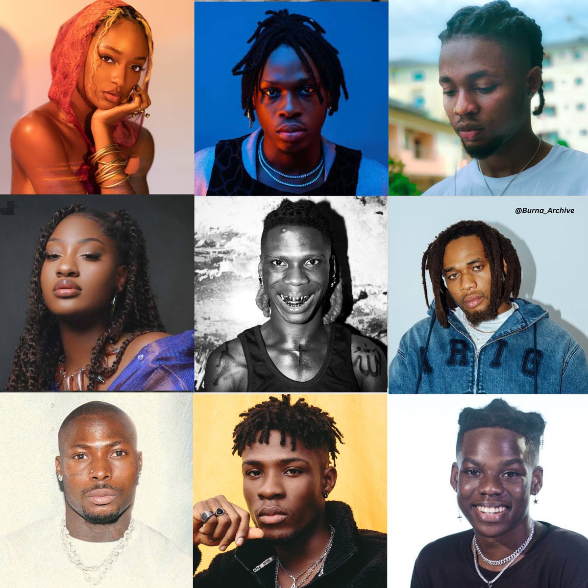 Burna's Archive. tweet media