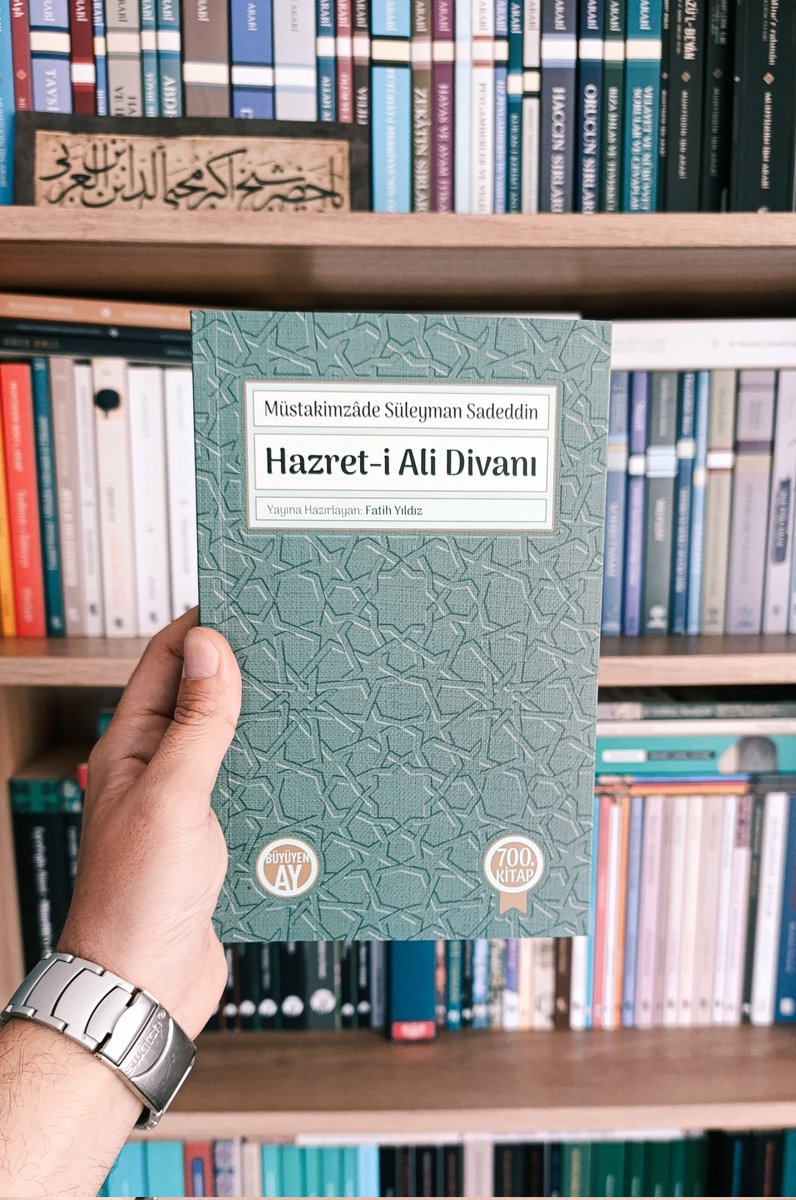 ekmekvemushaf's tweet photo. Hakkını asla ödeyemeyeceğimiz yayıncılarımızın başında gelir Büyüyenay. 700. kitap, Hazret-i Ali Divanı. Elimizde bir hazine var. Emek sahiplerine medyun-u şükrânız. https://t.co/WNrngCXltd