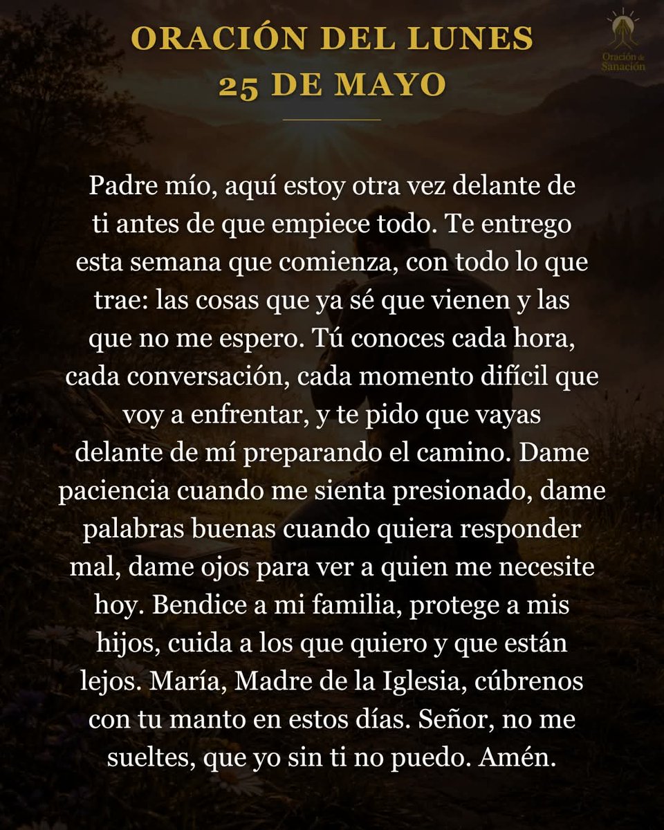 CECS220577's tweet photo. Muchas gracias siempre por todo mi Señor Bendito y Todopoderoso    🙏  Alabado seas  🙏   Gloria al Padre , al Hijo y al Espíritu Santo 🙏   En ti Confío 🙌 Amén 🙏 https://t.co/V8SCi7omLd