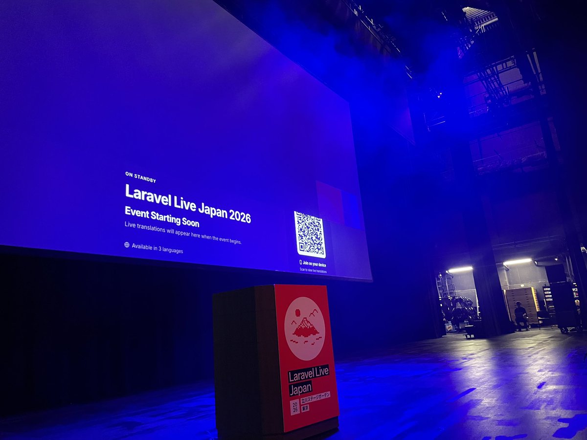 Ryuta Hamasaki | Laravel Live Japan tweet media