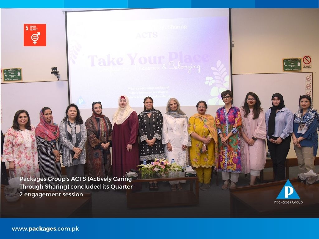 PackagesGroup's tweet photo. Packages Group's ACTS (Actively Caring Through Sharing) platform concluded its Quarter 2 engagement, bringing together women professionals from industries &amp; functions for conversations around growth, leadership, workplace expectations, &amp;  professional presence.

#PackagesGroup https://t.co/uDmMZ0qRyT