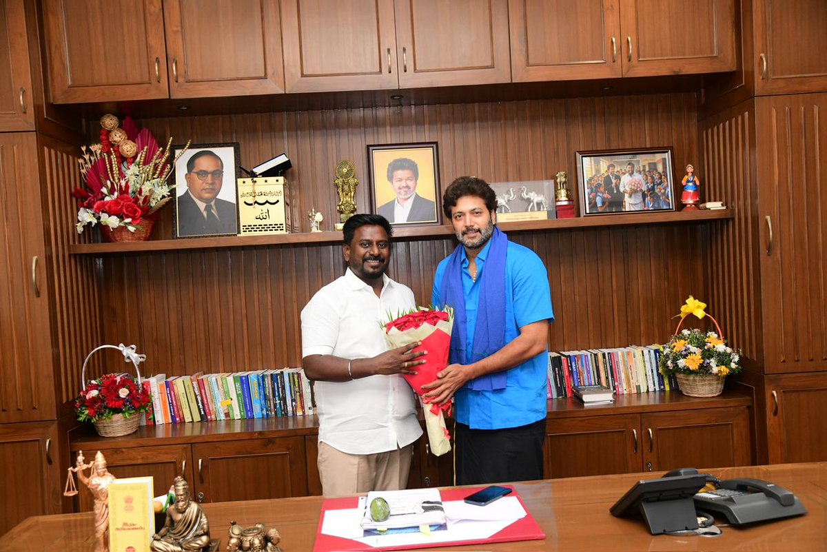 Actor #RaviMohan Met the Hon. Minister of information and Publicity Mr ...