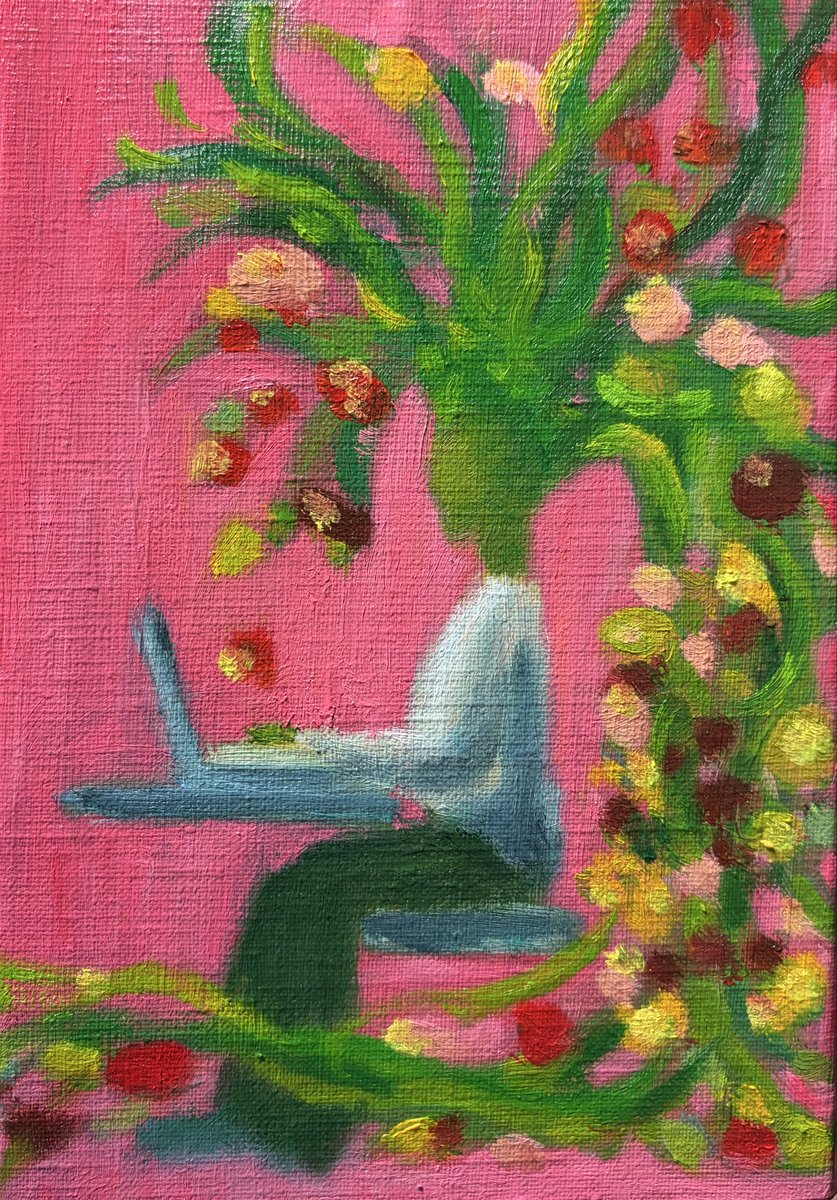 タイトル「Look！！」 2026年制作 FSM #油彩画 #油彩 #油絵 #oilpainting