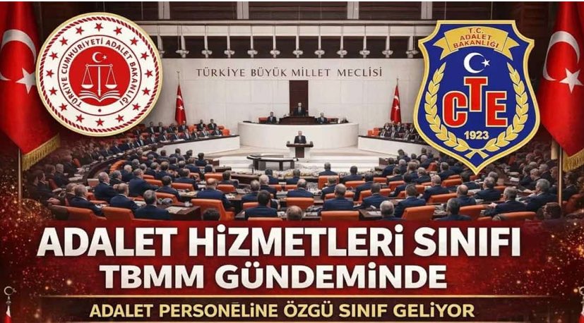 hci046's tweet photo. Adalet Hizmetleri Sınıfı 2026: Personel Reformunda Yeni Dönem Başlıyor

Beklentiler Bu Yılı İşaret ediyor …
Adalet Hizmetleri Sınıfı 2026: Personel Reformunda Yeni Dönem Başlıyor.

Yargı camiasının uzun yıllardır çözüm beklediği Adalet Hizmetleri Sınıfı düzenlemesi, 2026 yılına girerken yeniden Türkiye'nin ve Meclis'in en sıcak gündem maddelerinden biri haline geldi. Özellikle Adalet Bakanlığı koltuğuna oturan Akın Gürlek’in göreve gelir gelmez yaptığı ilk açıklamalarda adliye çalışanlarının haklarına vurgu yapması, teşkilattaki reform beklentisini en üst seviyeye çıkardı. On binlerce adalet personelini doğrudan ilgilendiren bu tarihi adımın, 2026 yılı içerisinde Türkiye Büyük Millet Meclisi (TBMM) gündemine taşınarak yasalaşması öngörülüyor.

Akın Gürlek'ten Personel Özlük Hakları İçin Yeşil Işık

Göreve başlamasının ardından adliye ve ceza infaz kurumu çalışanlarının çalışma koşullarına dikkat çeken Bakan Gürlek; kariyer planlaması, mali haklar ve özlük haklarında köklü bir iyileştirme döneminin sinyallerini verdi. Mesleki kariyeri boyunca yargı sisteminin her kademesinde görev yapan ve sahadaki ağır iş yükünü yakından deneyimleyen Akın Gürlek’in bu açıklamaları, adalet teşkilatında büyük bir heyecan yarattı.

Cumhurbaşkanı Recep Tayyip Erdoğan tarafından daha önce müjdesi verilen Adalet Hizmetleri Sınıfı vaadi, bu hamleyle birlikte yeniden somut bir faza geçti. Sendikalar ve personel temsilcileri, reformun vakit kaybedilmeden kanun teklifine dönüştürülmesini talep ediyor.

Genel İdare Hizmetleri (GİH) Statüsünden Ayrışma Zamanı

Mevcut mevzuata göre adliye çalışanlarının büyük bir kısmı Genel İdare Hizmetleri (GİH) sınıfında istihdam ediliyor. Ancak yargı mekanizmasının asıl yükünü sırtlayan;

-Zabıt kâtipleri,
-Yazı işleri müdürleri ve personeli,
-İcra dairesi çalışanları,
-İnfaz koruma memurları (İKM)
gibi unvanlar için bu statünün yetersiz kaldığı uzun süredir savunuluyordu.

Ayrıca Cte personelinin halen sendika haklarının bulunmadığı ve Sendika hakkı ise verilmesi gündemde

İKM hizmet sınıfı verildiği takdirde Cte bünyesinde görev yapanSivil personel ise sendika hakkı alacak

Yeni yasama döneminde hayata geçirilmesi beklenen düzenleme ile adalet teşkilatına tamamen özgü, müstakil bir "Adalet Hizmetleri Sınıfı" kurulması hedefleniyor. Bu yapısal reform yalnızca bir isim değişikliğiyle sınırlı kalmayacak; görev tanımlarının netleşmesini, kariyer basamaklarının profesyonelleşmesini ve mali hakların kalıcı olarak güçlendirilmesini sağlayacak.

2026 Yılı Yargıda Milat Olacak

Hukuk otoriteleri ve sendikal çevreler, 2026 yılının adalet personeli için tarihi bir kırılma noktası olacağı görüşünde birleşiyor. Türkiye'nin iş yükü en ağır kurumlarının başında gelen Adalet Bakanlığı'nda, her geçen gün artan dava ve dosya sayıları personel üzerindeki baskıyı artırıyor. Bu yoğun tempoda sistemin sağlıklı işleyebilmesi için personel motivasyonunun ve refahının artırılması artık bir lüks değil, zorunluluk olarak görülüyor.

Uzman Yorumu: "Bu düzenlemenin yasalaşması sadece maaşlarda bir iyileşme sağlamayacak; aynı zamanda Türk yargı sisteminin kurumsal yapısını daha verimli, sürdürülebilir ve prestijli bir zemine taşıyacaktır."
Taslak Metinde Öne Çıkan Kritik Maddeler
Kulislerden sızan bilgilere göre, Adalet Bakanlığı bünyesinde yürütülen teknik çalışmalarda şu başlıklar ön plana çıkıyor:

Mevcut DurumYeni Düzenleme ile Hedeflenen
Genel İdare Hizmetleri (GİH) KapsamıBağımsız "Adalet Hizmetleri Sınıfı" Kurulması
Standart Kâtiplik UnvanıUzman, Baş ve Kıdemli Kâtiplik Kariyer Basamakları
Sabit Özlük HaklarıYeni Unvanlara Bağlı Görev Tazminatı ve Ek Ödemeler
Düşük Emeklilik KriterleriEmekliliğe Doğrudan Yansıyan Mali İyileştirmeler
Bu maddeler sayesinde özellikle zabıt kâtipliği ve yazı işleri müdürlüğü gibi kritik kadrolarda görev yapan personelin önü açılacak, net bir mesleki kariyer haritası oluşturulacak.
@RTErdogan @dbdevletbahceli @erbakanfatih  @MDervisogluTR @Akparti @MHP_Bilgi @herkesicinCHP @iyiparti @AYMBASKANLIGI