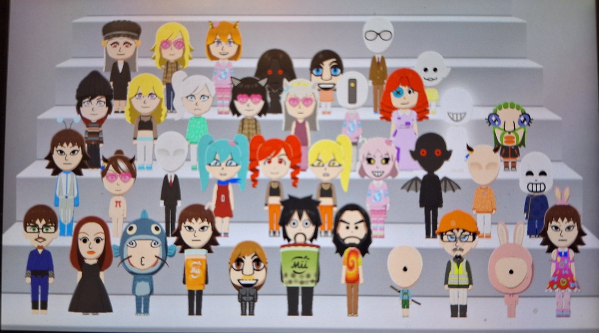 Mewtation3X's tweet photo. Hey everyone this is my current population on Tomodachi Life:Living the Dream #TomodachiLife https://t.co/0QNRfryH3m