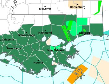 MargaretOrr's tweet photo. Really coming down now. Looks like water flowing in my street. Flood warning Metro. Make sure cars parked high. Do not drive into flooded streets. Ground saturated, so water flowing quickly into streets and rising. #nooa #lawx https://t.co/RhIHXVv9qj