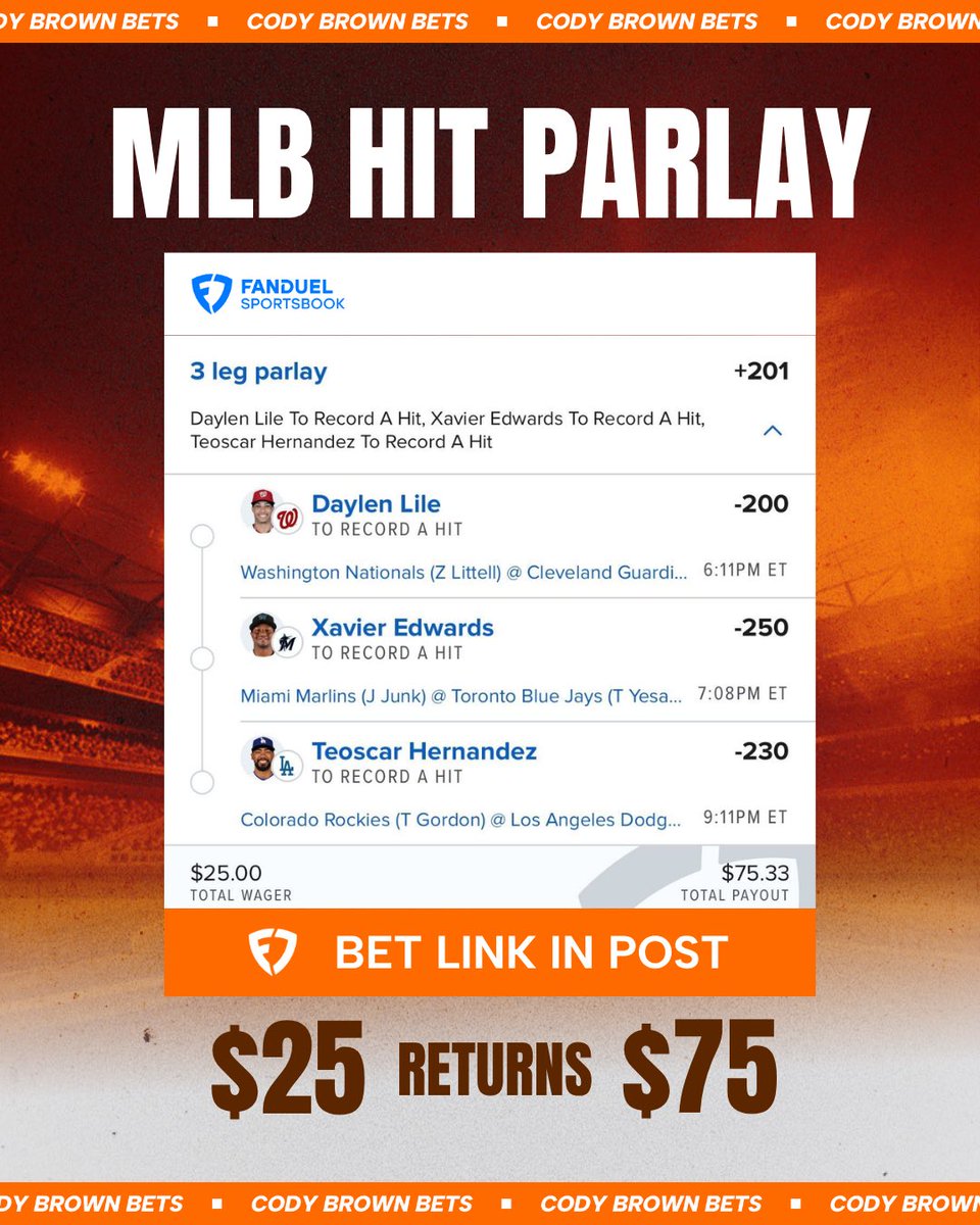Cody Brown Bets tweet media
