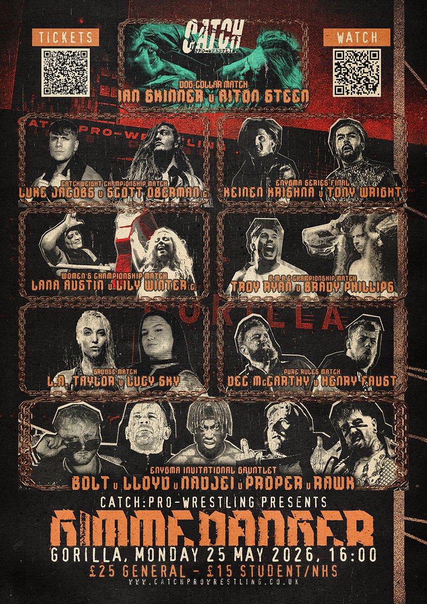 CATCH Pro-Wrestling - 25 May, next show tweet media