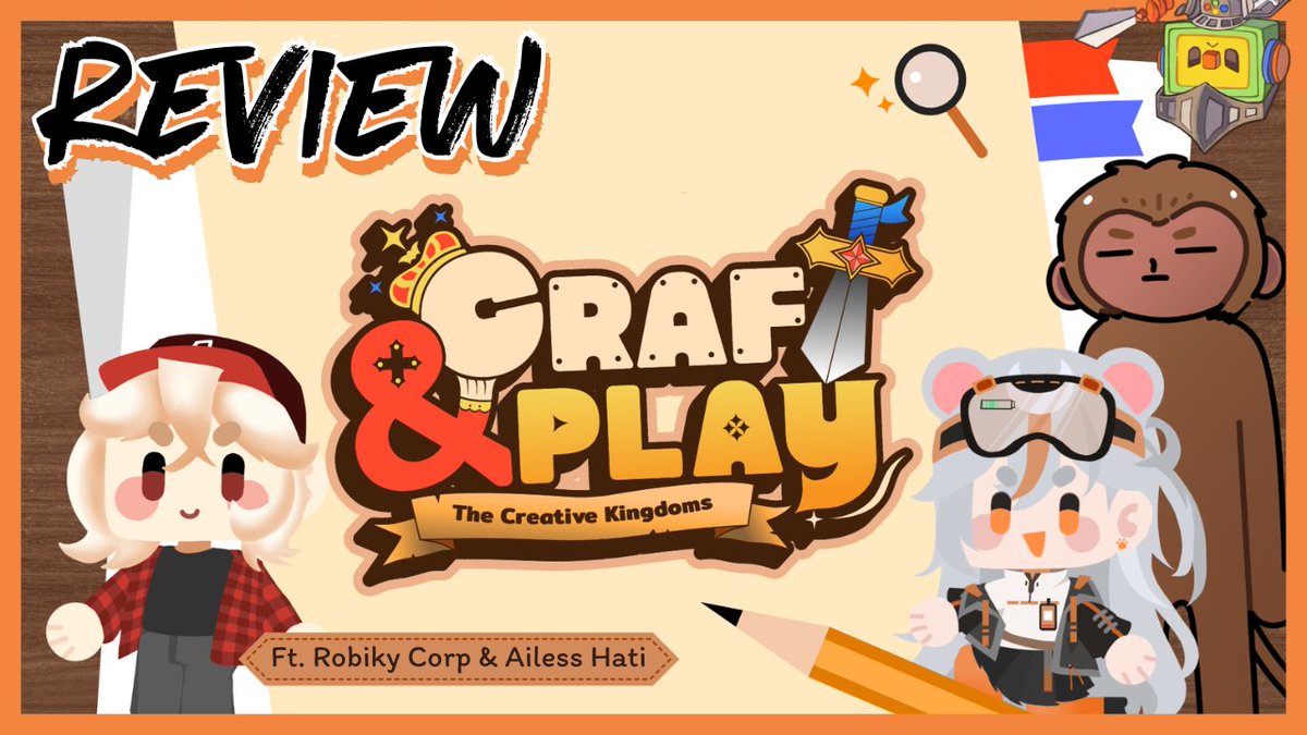 LyricUrsae's tweet photo. [ Review] บูธเกมที่งาน Craft And Play Ft. Robiky Corp  &amp;  @Ailess_Hati

25.05.2026 20.15 

Link อยู่ในคอมเม้นงับบบ https://t.co/2HWIucgV5E