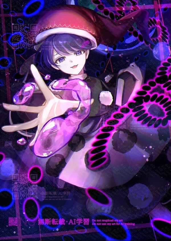 68_zusao's tweet photo. #東方Project 
月符「紺色の狂夢」 https://t.co/t7209dw0Qf