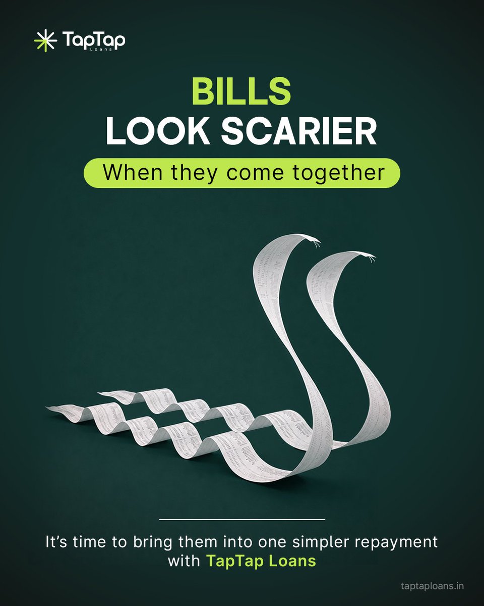 taptaploans's tweet photo. The real snake? Multiple due dates every month.

TapTap Loans is a loan advisory platform, not a lender. All loan approvals, interest rates, and outcomes are subject to lender eligibility criteria, individual credit profile, and applicable RBI guidelines. Results may vary. https://t.co/rwcvGIcnsA