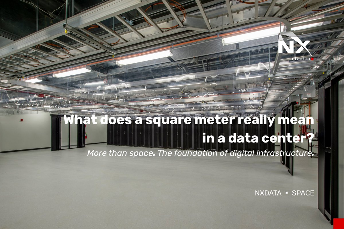 nxdata's tweet photo. 𝐖𝐡𝐚𝐭 𝐝𝐨𝐞𝐬 𝐚 𝐬𝐪𝐮𝐚𝐫𝐞 𝐦𝐞𝐭𝐞𝐫 𝐫𝐞𝐚𝐥𝐥𝐲 𝐦𝐞𝐚𝐧 𝐢𝐧 𝐚 𝐝𝐚𝐭𝐚 𝐜𝐞𝐧𝐭𝐞𝐫?
𝘔𝘰𝘳𝘦 𝘵𝘩𝘢𝘯 𝘴𝘱𝘢𝘤𝘦. 𝘛𝘩𝘦 𝘧𝘰𝘶𝘯𝘥𝘢𝘵𝘪𝘰𝘯 𝘰𝘧 𝘥𝘪𝘨𝘪𝘵𝘢𝘭 𝘪𝘯𝘧𝘳𝘢𝘴𝘵𝘳𝘶𝘤𝘵𝘶𝘳𝘦.

#NXDATA #Colocation #Connectivity #DataCenter #CriticalInfrastructure https://t.co/GwR0qw0CQp