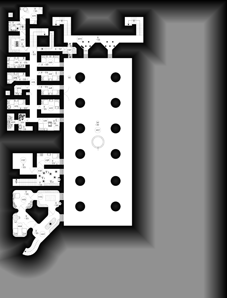 ZathrasAdventur's tweet photo. #dungeon26 #Day145 A throne of interlocking bones rises from a pile of loose bones chilling all in view. Parchments lie on a nearby side table. A bell yoke connects the table and a barren bed of bony slats and carved rails while its chain drops down a hole.https://t.co/LpstLXWwzT https://t.co/IPyEYNnKDS