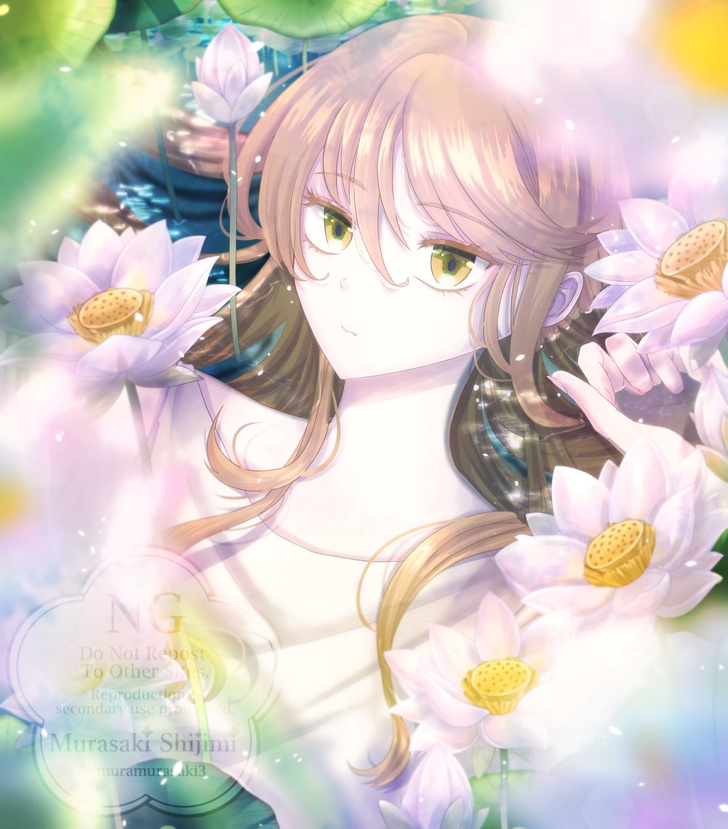 muramurasaki3's tweet photo. 静かな夏の匂い🪷

#oc #illustration
#絵描きさんと繋がりたい https://t.co/IpPEKOjXl3