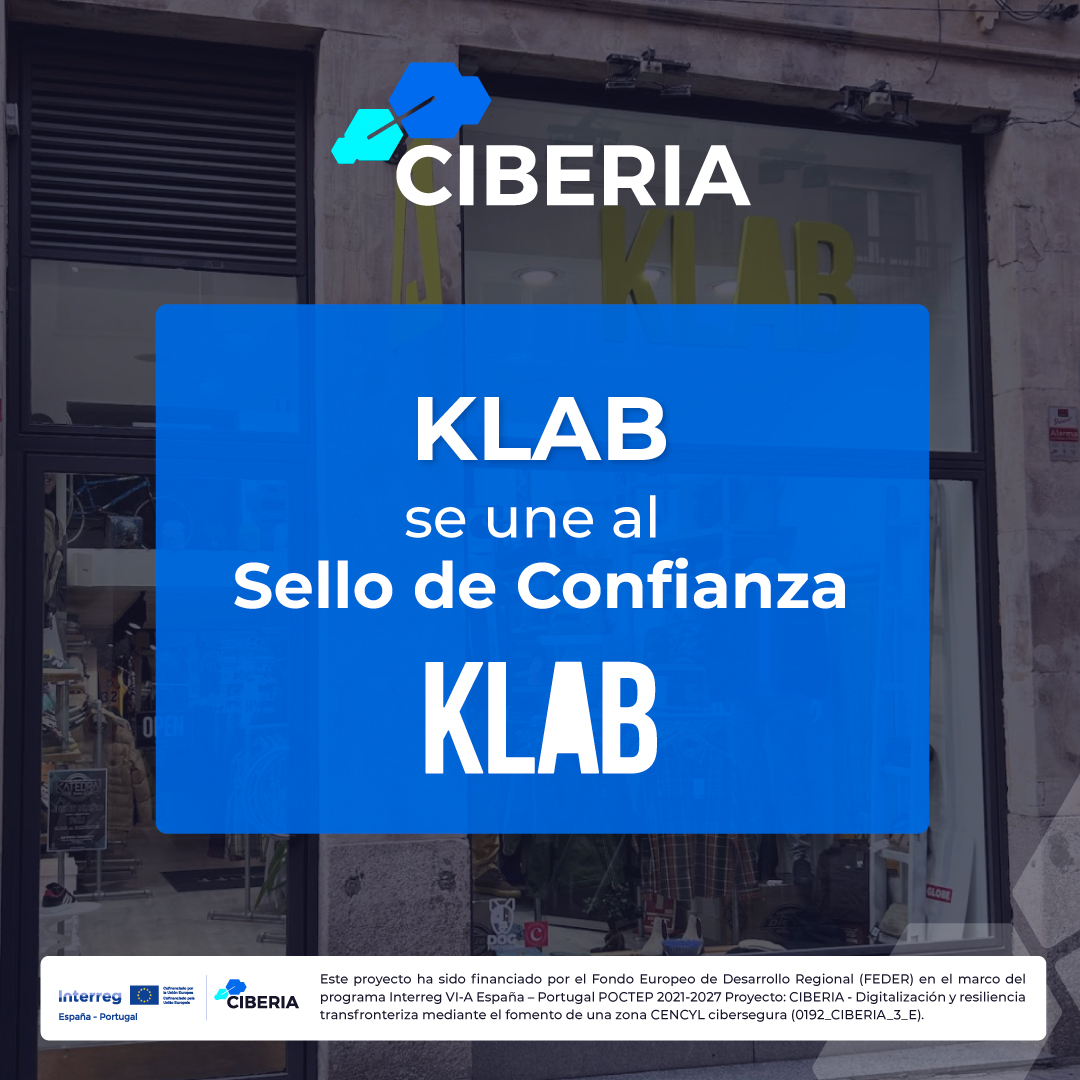 ProyectoCiberia's tweet photo. 🛡️ Damos la bienvenida a KLAB al Sello de confianza de #ciberia

Una tienda especializada en cultura skate y moda urbana streetwear, ubicada en pleno centro de Salamanca

👉https://t.co/6S41TogorK
🌐https://t.co/LR2IMfTxqE

#SelloDeConfianza #KLAB https://t.co/cdlUjLGlwK