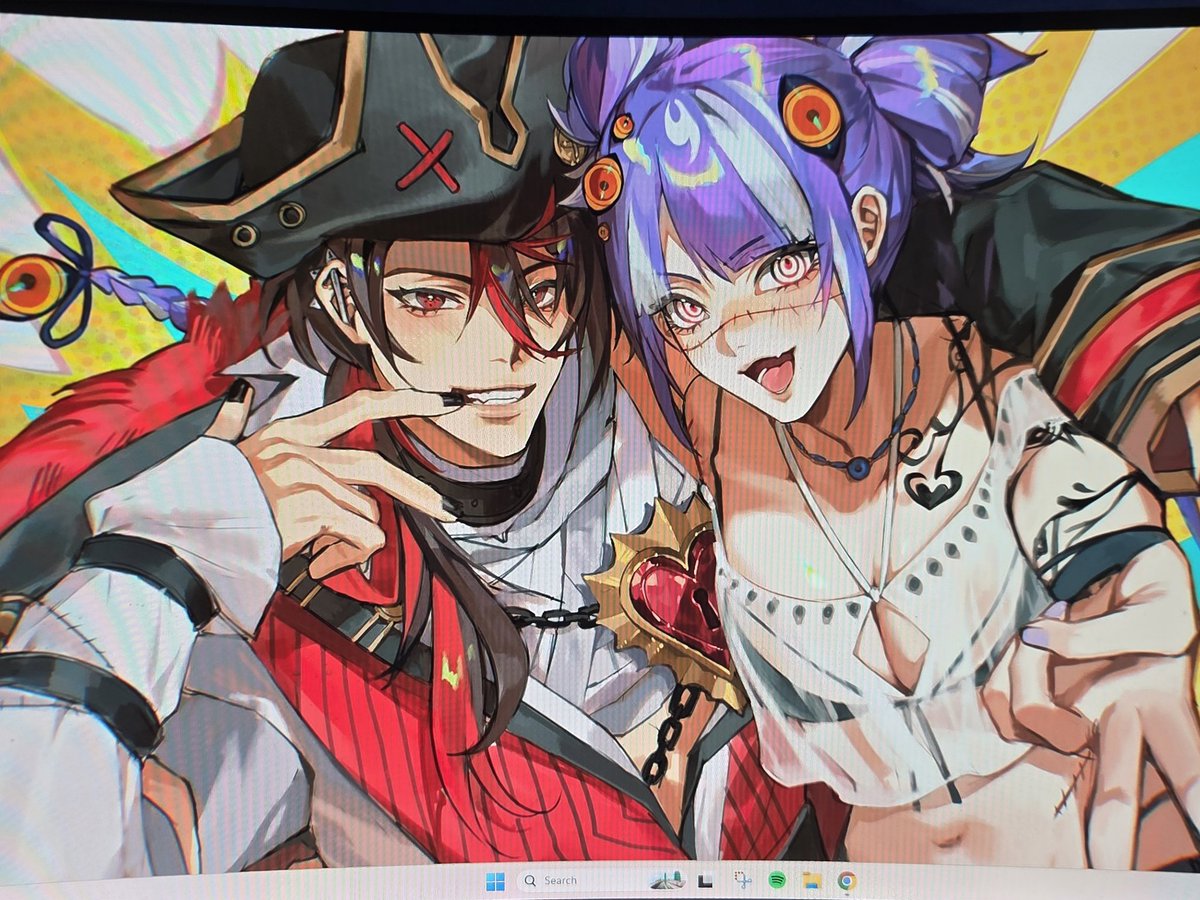 vel_masu's tweet photo. @K9_KURO Two favorite sillies as my PC background~ https://t.co/eyDMDKq5yU