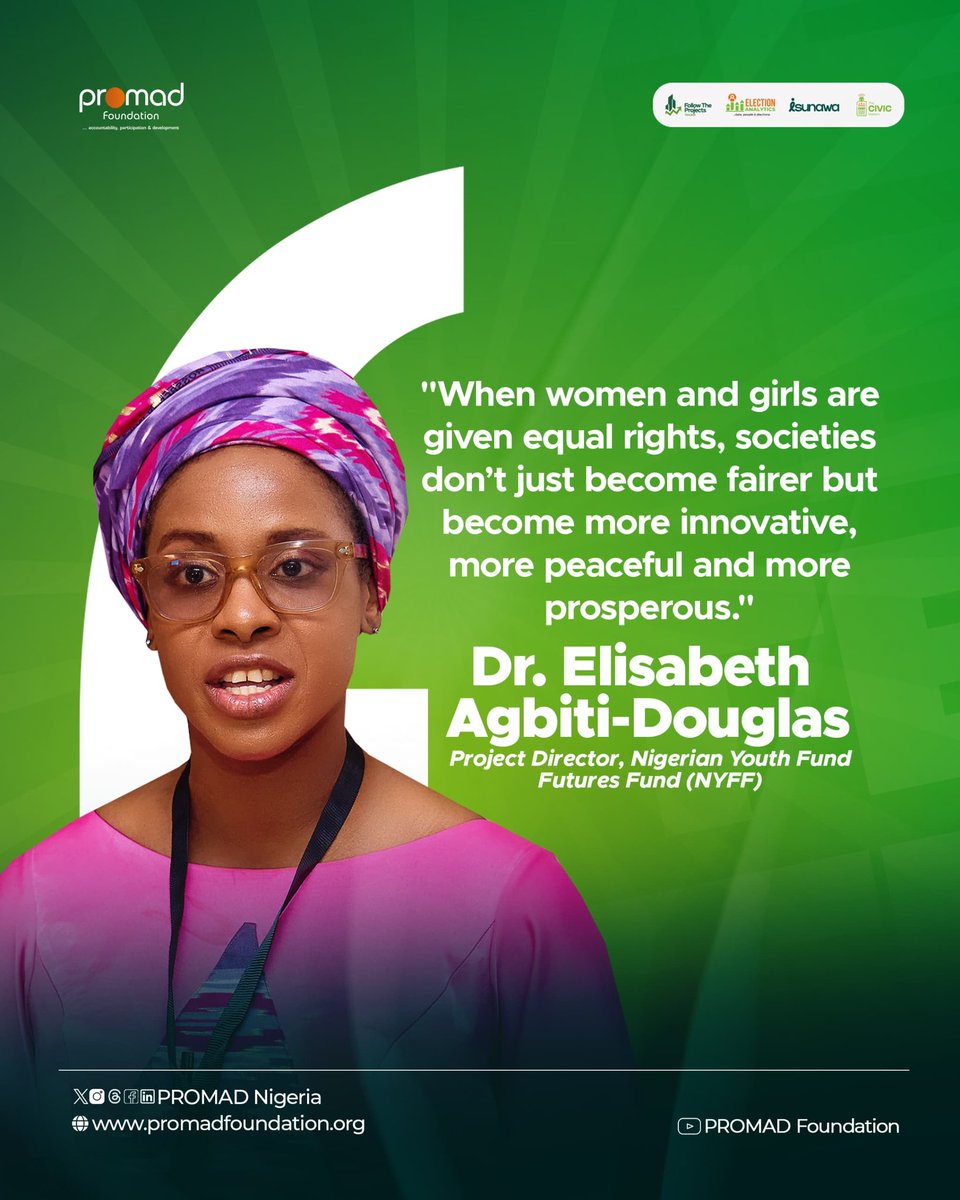 promadng's tweet photo. Society truly thrives when women and girls are free to dream, lead, and succeed. Their voices and leadership make our communities stronger and more peaceful.

This week, let’s keep creating spaces where every girl and woman can thrive without limits.

#MondayMotivation #PROMAD https://t.co/IMcZGevwh8