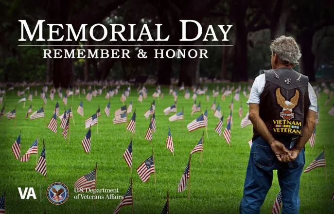 VACWMASS's tweet photo. On Memorial Day, we honor all who gave their lives defending our nation. We pause to pay tribute to their patriotism. Their sacrifice is remembered, today and always. https://t.co/0wUkQuFz4M