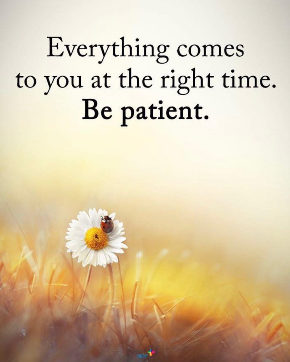 LIVEpositivity's tweet photo. Everything comes to you at the right time. Be patient. ⏳💫 https://t.co/gNKPRG3wjP