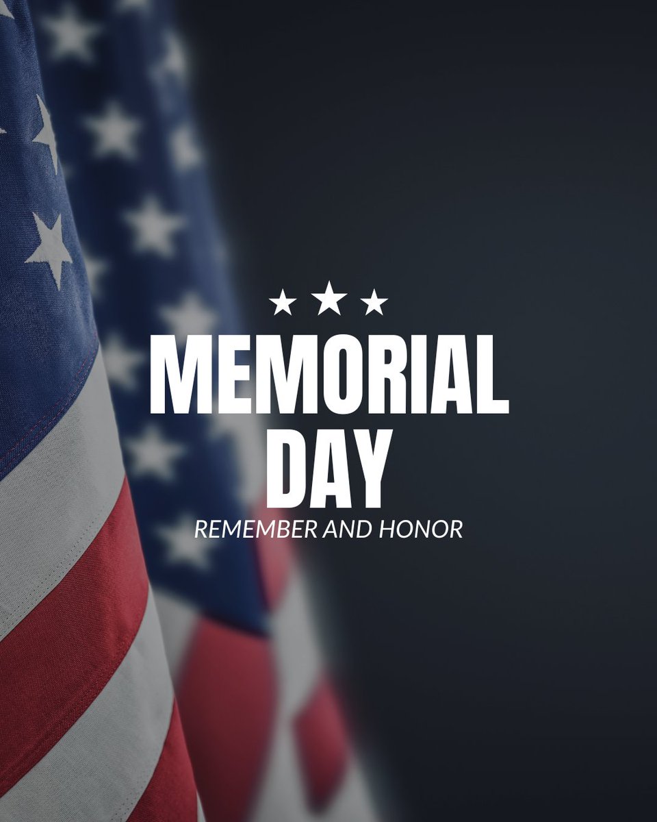GoodwillNJ's tweet photo. Today we pause to honor and remember those who made the ultimate sacrifice in service to our country. Wishing our entire community a peaceful and meaningful Memorial Day. 🇺🇸
 
 Note: All locations will be operating on a shortened holiday schedule. https://t.co/B57gnbQ5Po