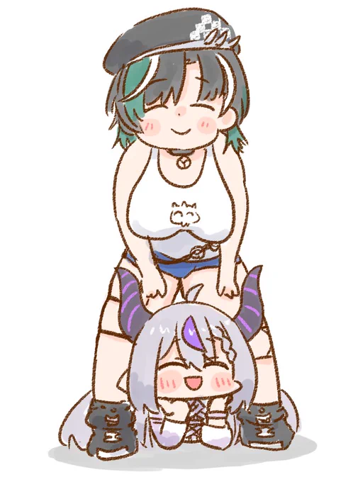 ラプ様が楽しそうで良かったです #ラプさま大解放2026 #laplus_artdesu