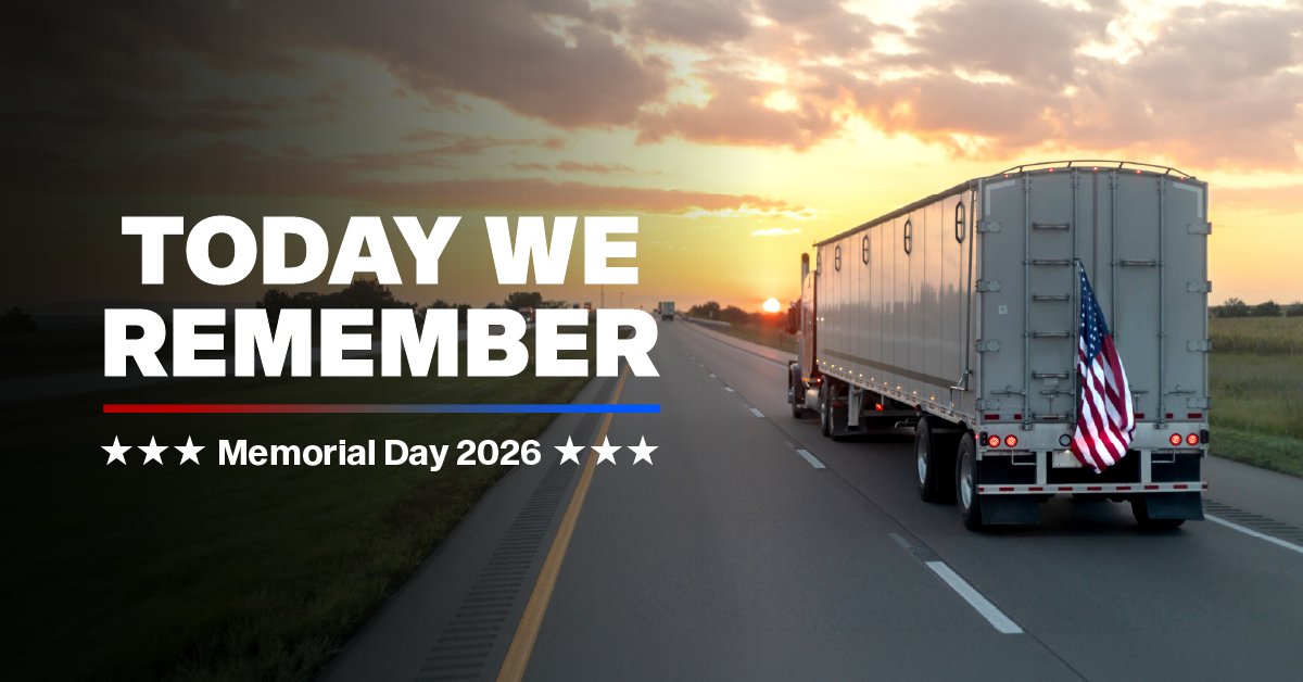 datfreightteam's tweet photo. Today is Memorial Day, the day we remember and honor the service members who lost their lives in service to our country. Thank you, all. https://t.co/5e3fHVzCcu