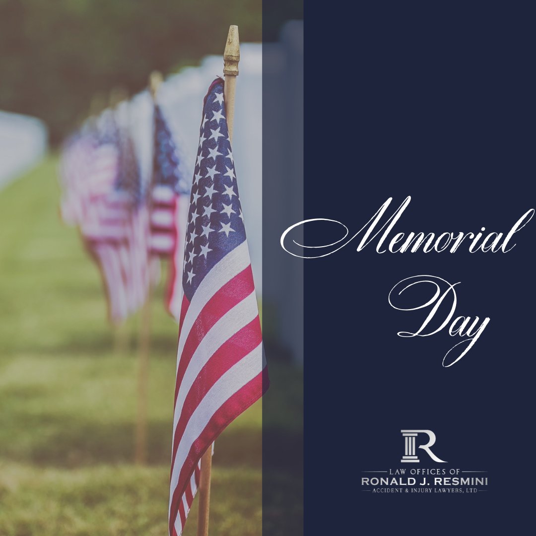 ResminiLaw's tweet photo. This Memorial Day, Resmini Law honors and remembers the brave men and women who gave their lives in service to our country. 

Wishing everyone a safe and meaningful holiday weekend.

#MemorialDay #ResminiLaw https://t.co/ByC1MxFK5n