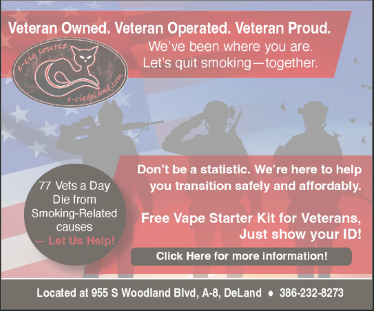 ECigSourceFL's tweet photo. This Memorial Day, we pause to remember the brave men and women who gave their lives in service to our country. 

Far too many veterans continue to battle smoking-related illnesses long after their service ends. Did you know 77 veterans lose their lives every day to smoking-related causes? Don’t become a statistic. If you or someone you love is ready to quit smoking, we’re here to help. 

We proudly offer Military & Veteran discounts, plus ask us about our FREE quitter kit for Veterans - just show your Military ID ❤️🤍💙

#MemorialDay #Veterans #QuitSmoking #SupportOurTroops #VapeCommunity #VapeCatz #DeLand #DeLandVapeShop #FloridaVapes #VapeFlorida #VapeShop #VapeLife #VapingCommunity #VapeFam #VapeNation #VapeSociety #VapeDaily #VapeCulture #VapeClouds #Eliquid #Ejuice #FlavorChasers #CloudChasers #SmokeFree #VapeSupport #VapersUnite #VapersOfInstagram #VapeUSA #AdultsWhoVape #No2Minors