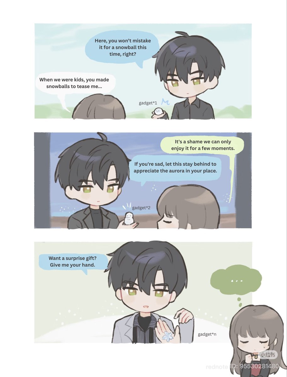 rosyxli's tweet photo. Questioning why you are getting tiny ice sculptures from Zayne all the time… but instead of answers you get another one (part 2&amp;3)

cr: 静候涨薪日 on xhs
[authorized repost &amp; translation] #zaynefanart https://t.co/gXfQvRvHrP