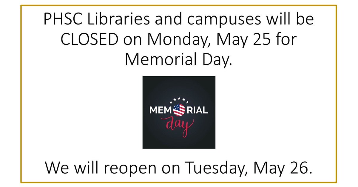 PHSC Libraries tweet media