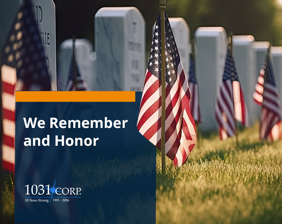 1031CORP's tweet photo. Today, we remember and honor the men and women who gave their lives in service to our country.

Their sacrifice and dedication will never be forgotten.

In observance of Memorial Day, our offices are closed today and will resume normal business hours on Tuesday, May 26. https://t.co/hY0eDZUhtJ