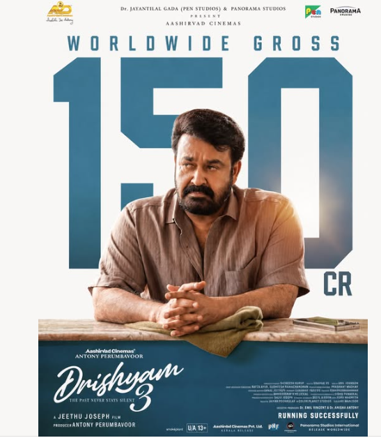 MessiP1234's tweet photo. #Drishyam3 Crossed 150 Crores Worldwide Collection in Just 5 Days 🔥

Expecting 240+Cr in final run

what is your final prediction of Drishyam 3...?

#Mohanlal #JeethuJoseph https://t.co/hWufbKYm0F