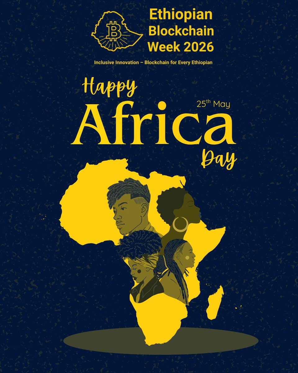 EthioBW's tweet photo. Happy Africa Day! 🌍

In 1963, the vision for a unified continent was born right here in Addis Ababa. Decades ago, unity was about political liberation today it is entirely about digital sovereignty. For Africa to thrive on a global scale, we must move past fragmented networks and build borderless, decentralized infrastructure that connects our economies and innovators seamlessly.

Ethiopia Blockchain Week 2026 is designed to be the launching pad for this tech unity. We are gathering the continent's boldest Web3 developers, innovators, and regulators right back in the political capital of Africa to collaborate, share knowledge, and deploy real-world blockchain solutions.

True independence in the modern era means owning the digital architecture we use. The journey that started here 63 years ago continues today through the decentralized networks, systems, and communities we build together.

#AfricaDay2026 #Web3Africa #DigitalSovereignty #EthioBW2026 #TechUnity