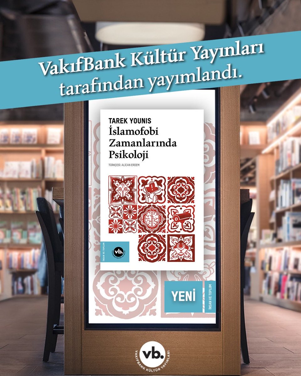 VakifBankKY's tweet photo. Yeni eserimiz "İslamofobi Zamanlarında Psikoloji” yayımlandı! İncelemek için web sitemizi ziyaret edebilirsiniz. #vbky #vebenzersiz https://t.co/he7MxKFCcH