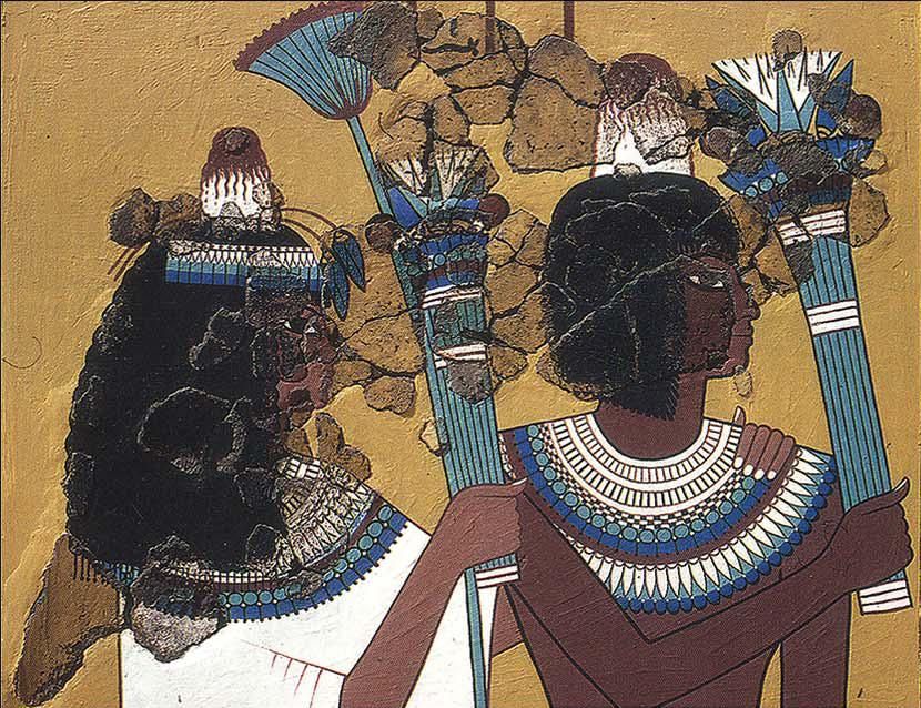 ScionofCulture's tweet photo. Historically...they didn't. 

They had curly, arguably Afro-texured hair in like 99% of every depiction of them.

You all just choose to ignore the truth before you...

Just because YOU choose to ignore it, it doesn't make it any less of a historical fact.

The ancient Egyptians were more African than you all care to admit.