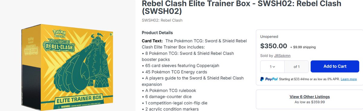 Rebel Clash might be one of the biggest everyone hated it until they  couldn't afford it sets from the Sword & Shield era  People trashed this  set for YEARSyet now: