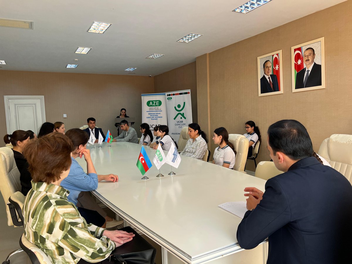 UcarRIH's tweet photo. Ucar Rayon İcra Hakimiyyətinin təşkilatçılığı ilə Ucar Gənclər evi Sosial Xidmət Müəssisəsində 25 may 2026-cı il tarixdə “İnsan Hüquqları aylığı“ ilə bağlı tədbir keçirilmişdir.

https://t.co/I7700tDurC https://t.co/3pI4lW0avJ
