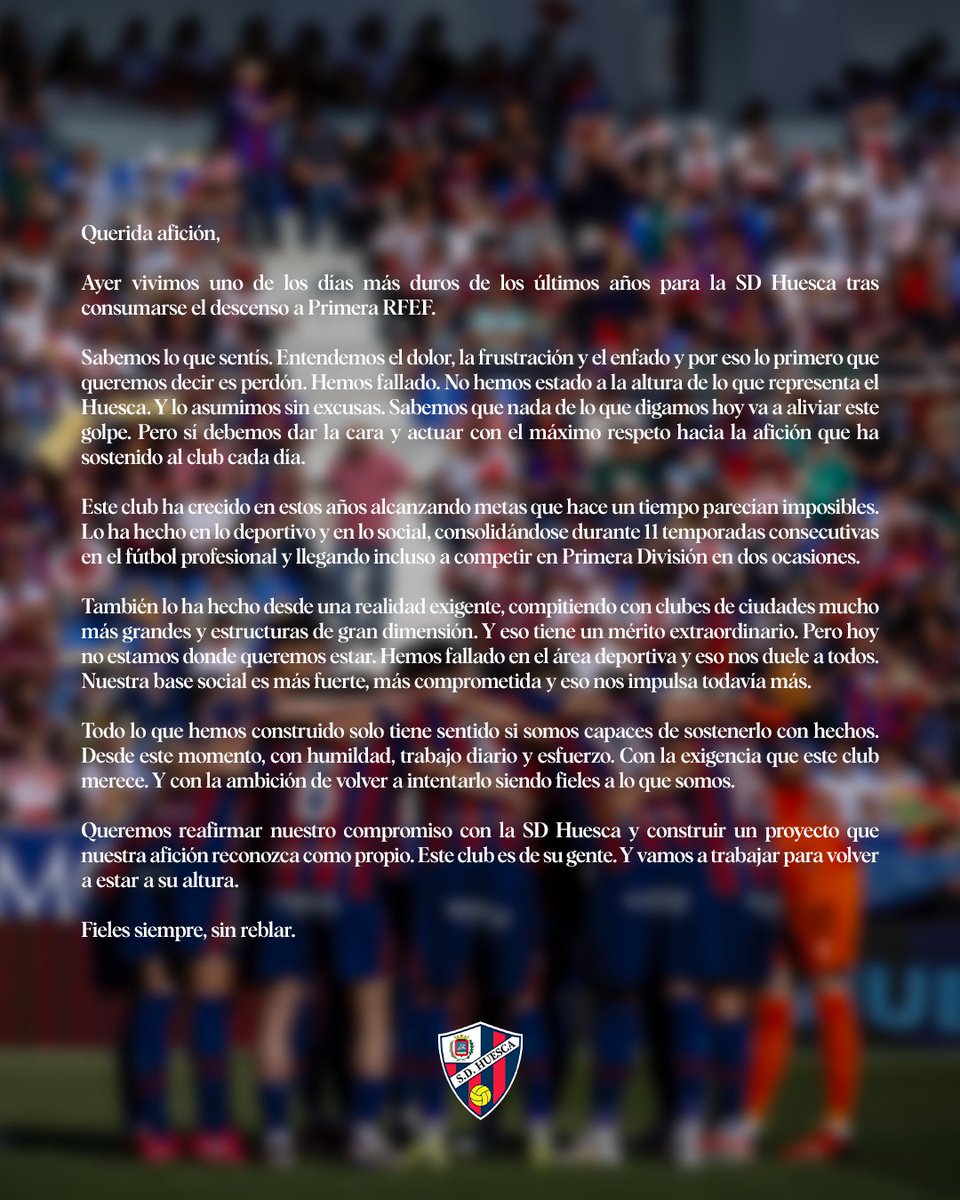 SD Huesca tweet media